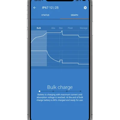 cat-093219iPhone_Blue20IP67charger_history VICTRON ENERGY Blue Smart IP67 Charger Waterproof